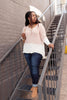 Delightfully Dipped Dusty Rose Top