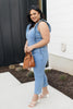 PREORDER: Denim Ruffles Jumpsuit