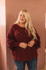 Designed For Details Sweater in Wine