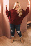 Designed For Details Sweater in Wine