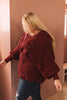 Designed For Details Sweater in Wine