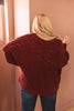 Designed For Details Sweater in Wine