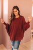 Designed For Details Sweater in Wine