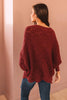 Designed For Details Sweater in Wine