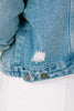 Distressed Vibes Denim Jacket