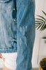 Distressed Vibes Denim Jacket