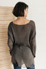 Distressed and Proud Sweater in Black