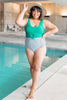 Dressed Up in Gingham Swim Bottoms