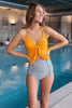 Dressed Up in Gingham Swim Bottoms