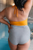Dressed Up in Gingham Swim Bottoms
