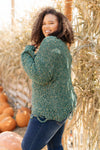 Dusted With Colors in Hunter Green
