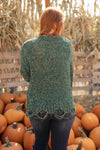 Dusted With Colors in Hunter Green