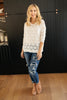 Eden Sheer Top in Ivory