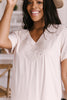 Elegantly Embroidered Shirt Dress