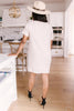 Elegantly Embroidered Shirt Dress