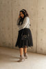 Elvira Hole In One Heather Gray Sweater