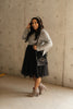 Elvira Hole In One Heather Gray Sweater