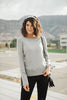 Elvira Hole In One Heather Gray Sweater