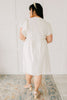 Embroidered Coral Floral Dress