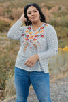Embroidered Elegance Top