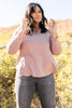 Every Girl's Favorite Basic Top in Mauve