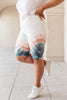 Tickle Me Tie Dye Shorts in Peach