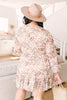 Fancy Me Floral Dress in Ivory