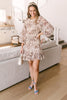 Fancy Me Floral Dress in Ivory