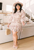Fancy Me Floral Dress in Ivory