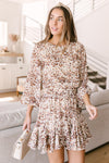 Fancy Me Floral Dress in Ivory