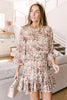 Fancy Me Floral Dress in Ivory