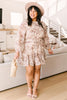 Fancy Me Floral Dress in Ivory