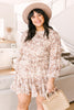 Fancy Me Floral Dress in Ivory