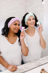 Facial Brush & Headband Set in Blue