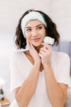 Facial Brush & Headband Set in Blue