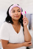 Facial Brush & Headband Set in Purple