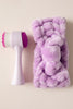 Facial Brush & Headband Set in Purple