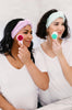 Facial Brush & Headband Set in Purple