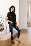 Faded Spots Button-Down In Black