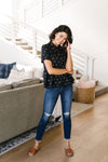 Faded Spots Button-Down In Black
