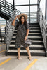 Fall Fancy Tiered Dress In Midnight