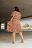 Fall Fancy Tiered Dress In Sunrise