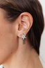Falling Snowflake Studs