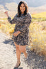 Fancy Me Floral Dress in Navy