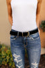 Fasten Your Belt in Black
