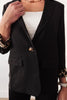 Fierce and Chic Blazer in Black