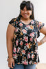 Floral A-line top