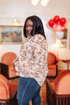 Floral Ties Top in Taupe