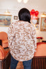 Floral Ties Top in Taupe