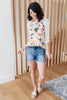 Floral Watercolor Raglan Top
